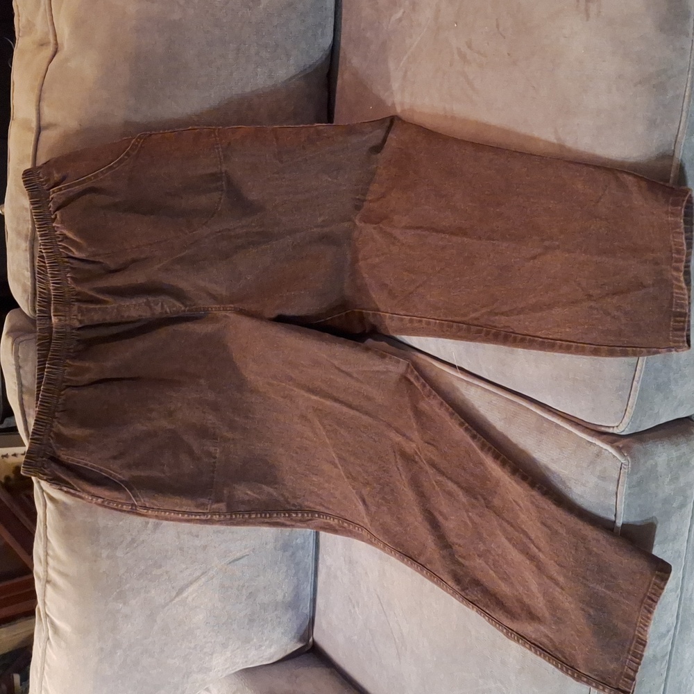 Denim And Company Women's Brown Jeans 2X